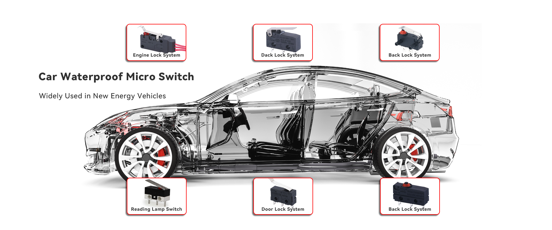 IP67 Vízálló MiNi Micro Switch Gyári