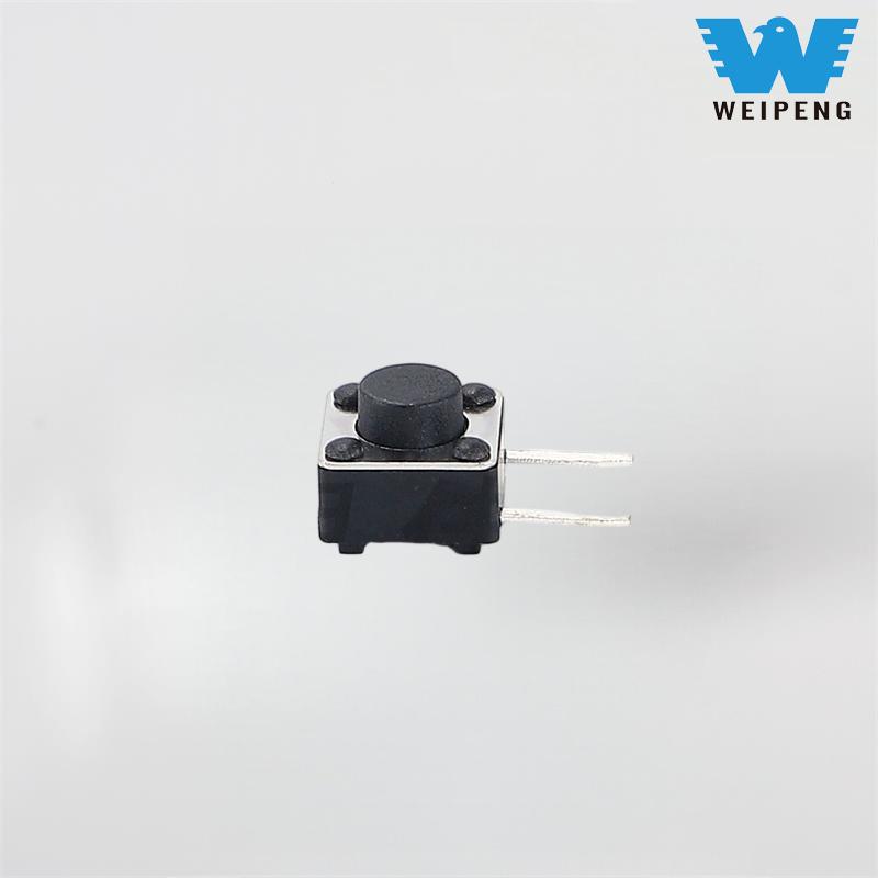 6x6 mm-es, felületre szerelhető tapintható kapcsoló két lábbal