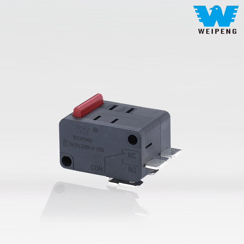 Kettős hatású / Dpdt / görgőkaros kombinált mikrokapcsoló