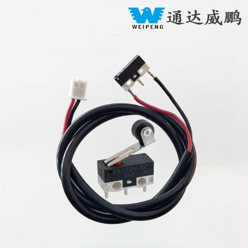 Tartós mikrokapcsoló prés-illesztéssel és forrasztófülekkel