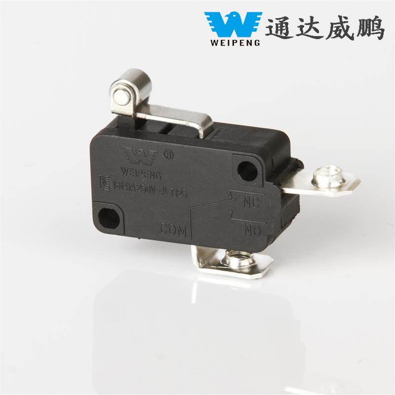 Gyári közvetlen eladó 16A Micro Switch Short Roller Micro Switch