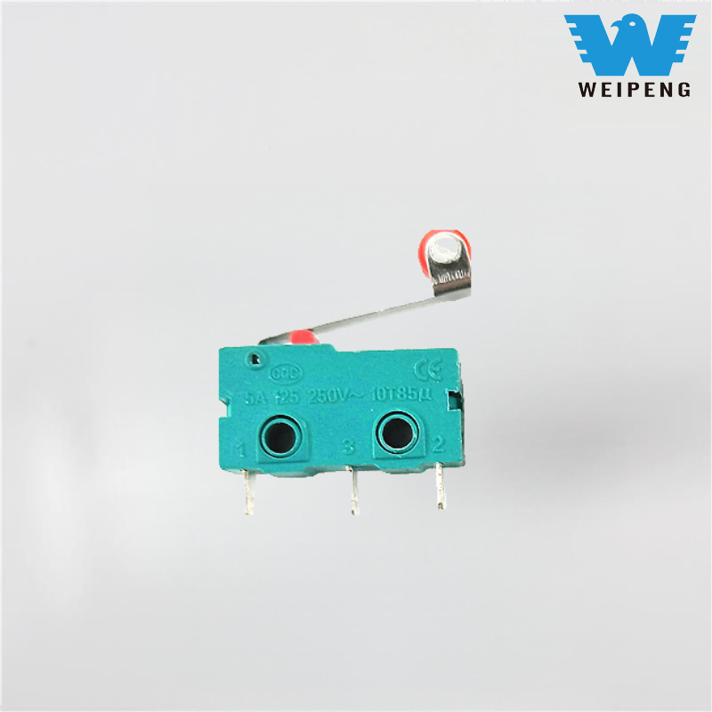 Háromlábú karos görgős mikrokapcsoló