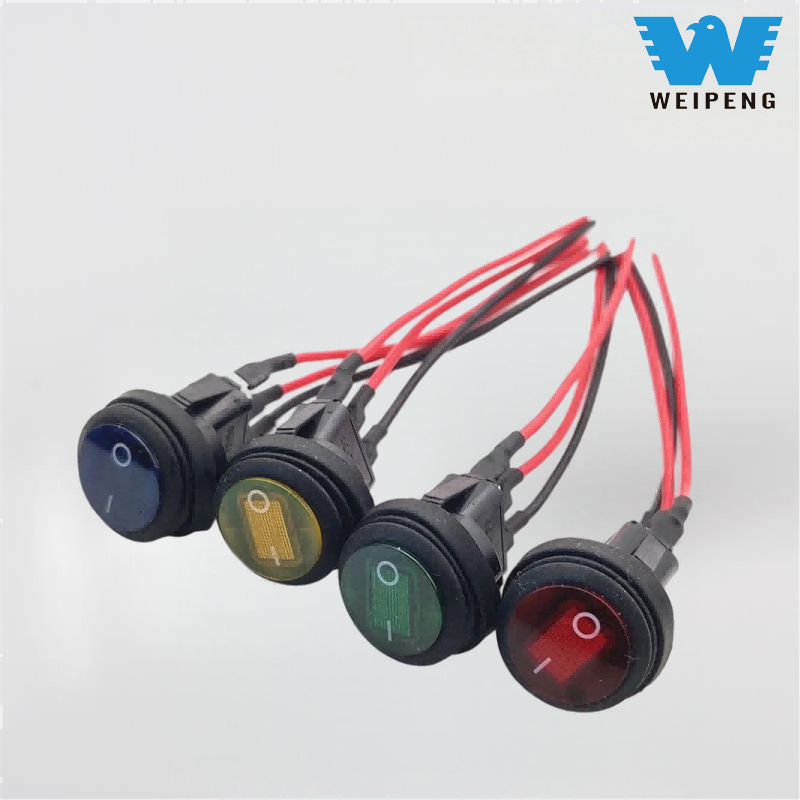 Weipeng kerek vízálló csónak kapcsoló vezetékkel